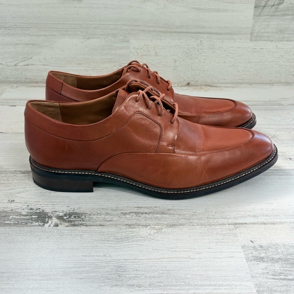Cole Haan Men's Size 11 Warren Apron Lace Up Oxford Dress Shoes In